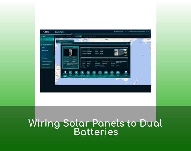 Wiring Solar Panels to Dual Batteries